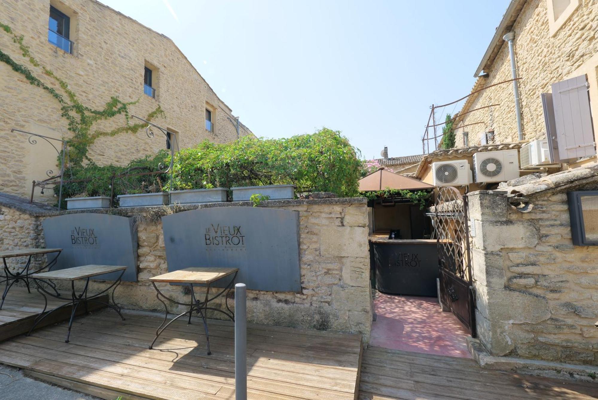 Chambres Du Vieux Bistrot Cabrieres-d'Avignon Exterior photo
